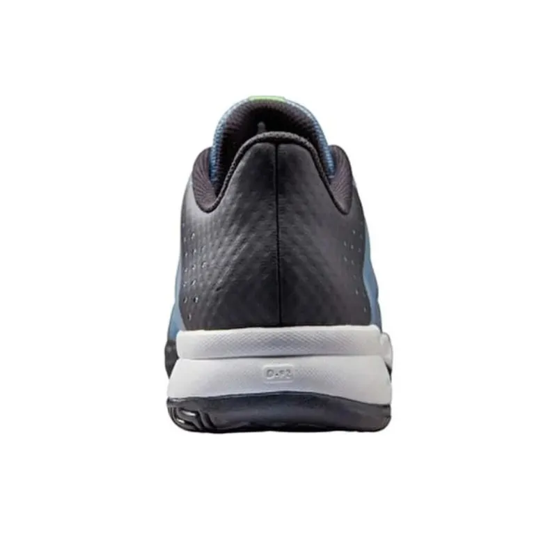 Wilson Kaos Stroke 2.0 Slip Resistant Low Top Tennis Shoes Men's Gray Blue-3