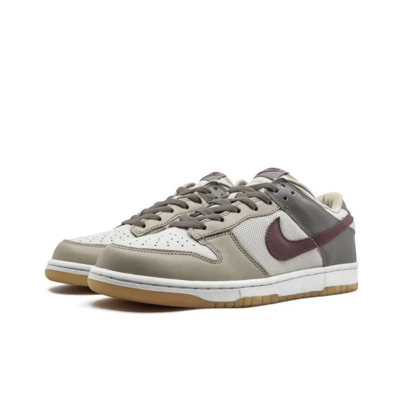 Nike Dunk Low Light Bone Rough Red-2