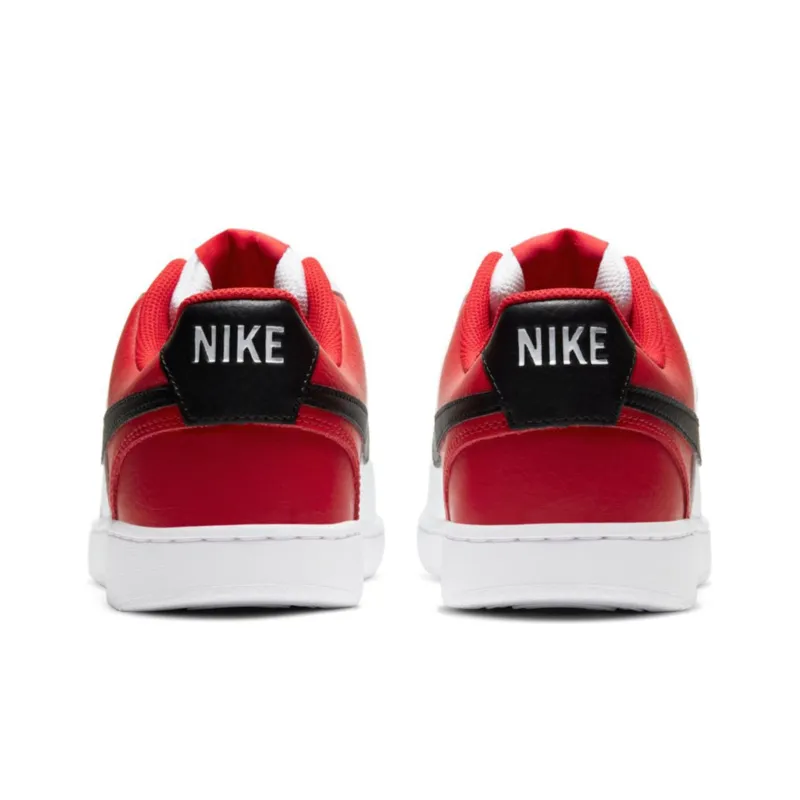 Nike Court Vision Low White Black University Red-4