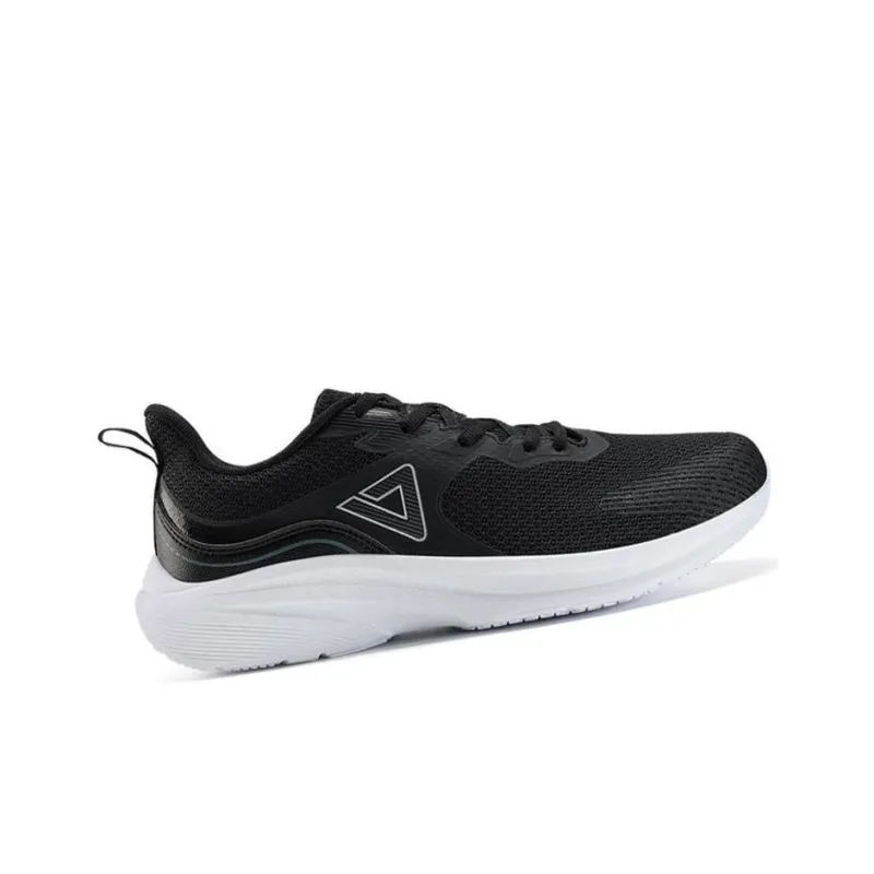 PEAK Slip Resistant Low Top Running Shoes Women's Black White-2