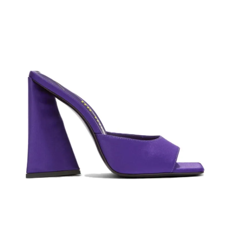 The Attico Devon 115mm Satin Sandals Women's-1