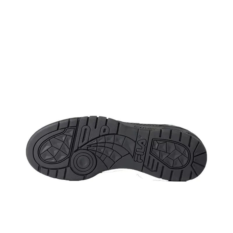 CHUYINWEILAI x FILA Teratach 600 Anti-Slip And Wear-Resistant Lightweight High-Top Skateboard Shoes Unisex Black Green-4