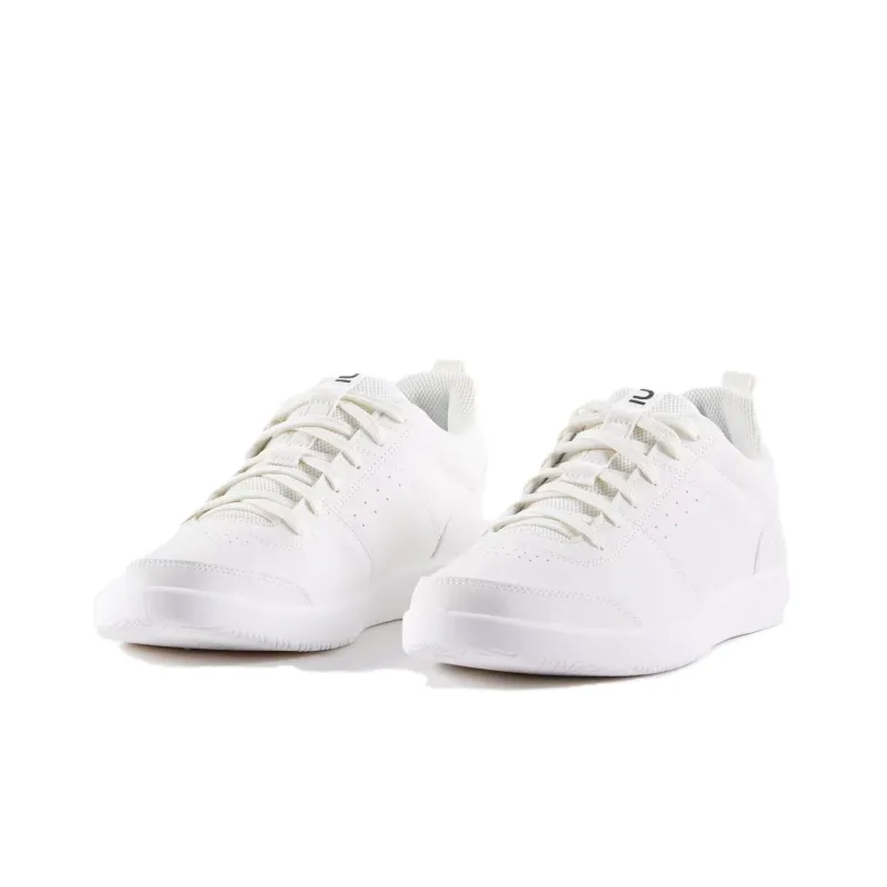 DECATHLON Slip Resistant Cushioning Low Top Skateboard Shoes Unisex White-2