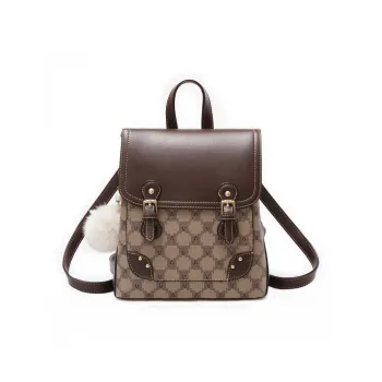 Weymond Soft Leather Moldable Versatile Backpack Women's