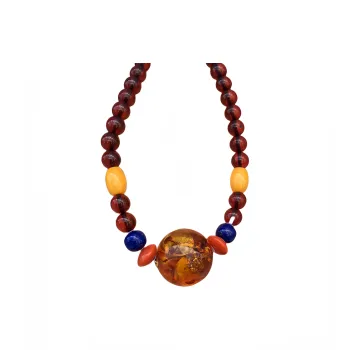 Jade Linmen Amber/Beeswax Fine Jade Necklaces Unisex