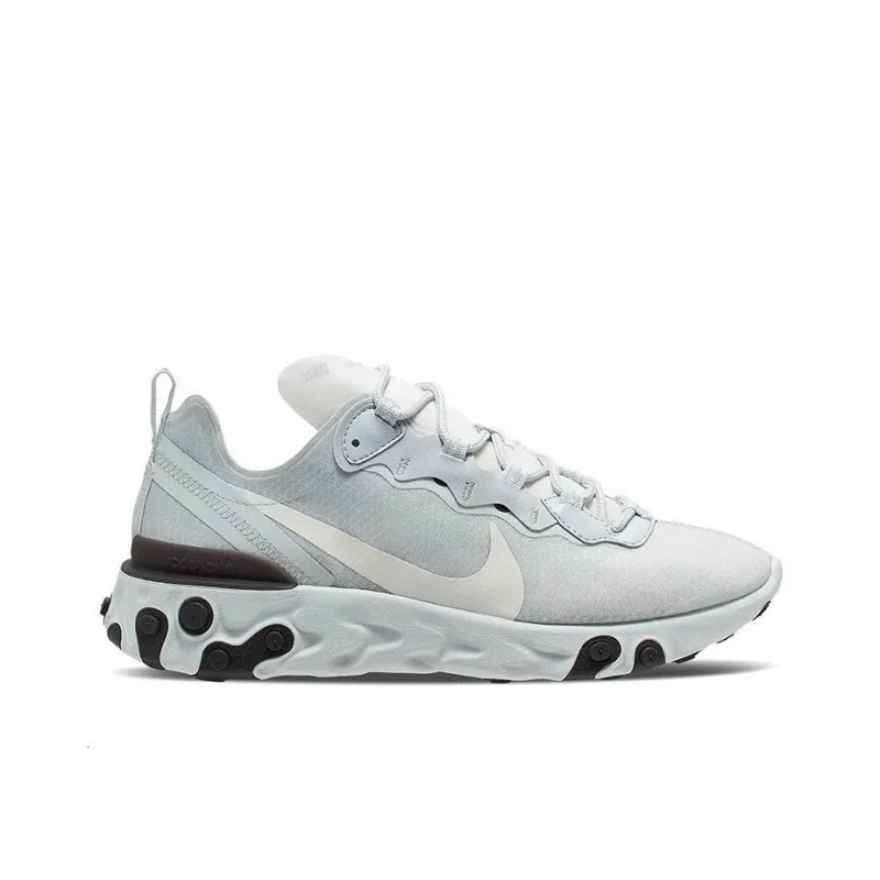 Nike React Element 55 Pure Platinum Thunder Grey-1