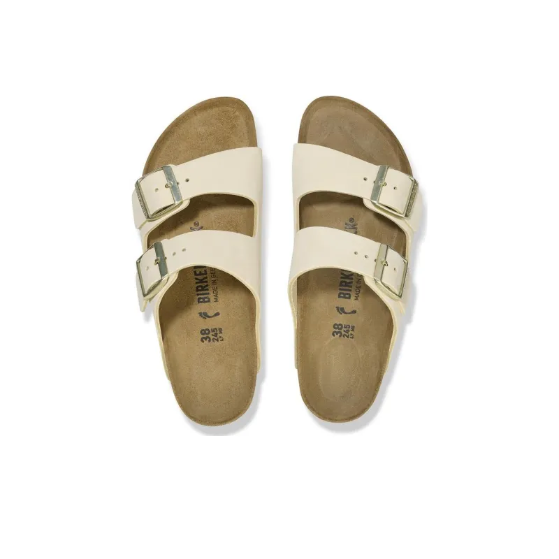 Birkenstock Arizona Nubuk Leather Sandals 'Ecru' Women's-3