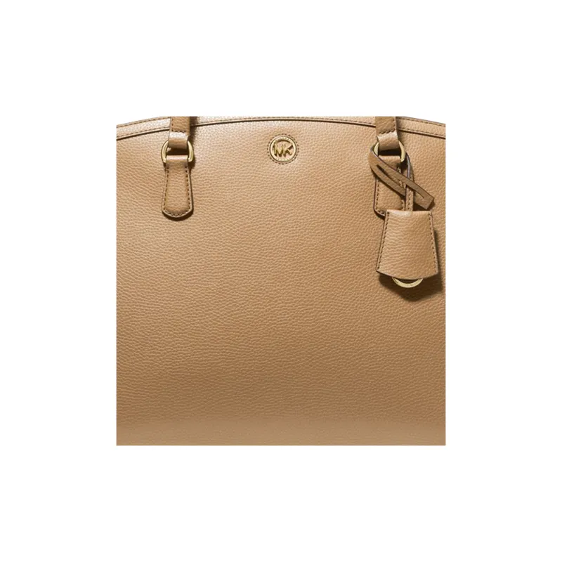MICHAEL KORS Chantal Leather One Shoulder Handbag Large Size Women's Brown-2
