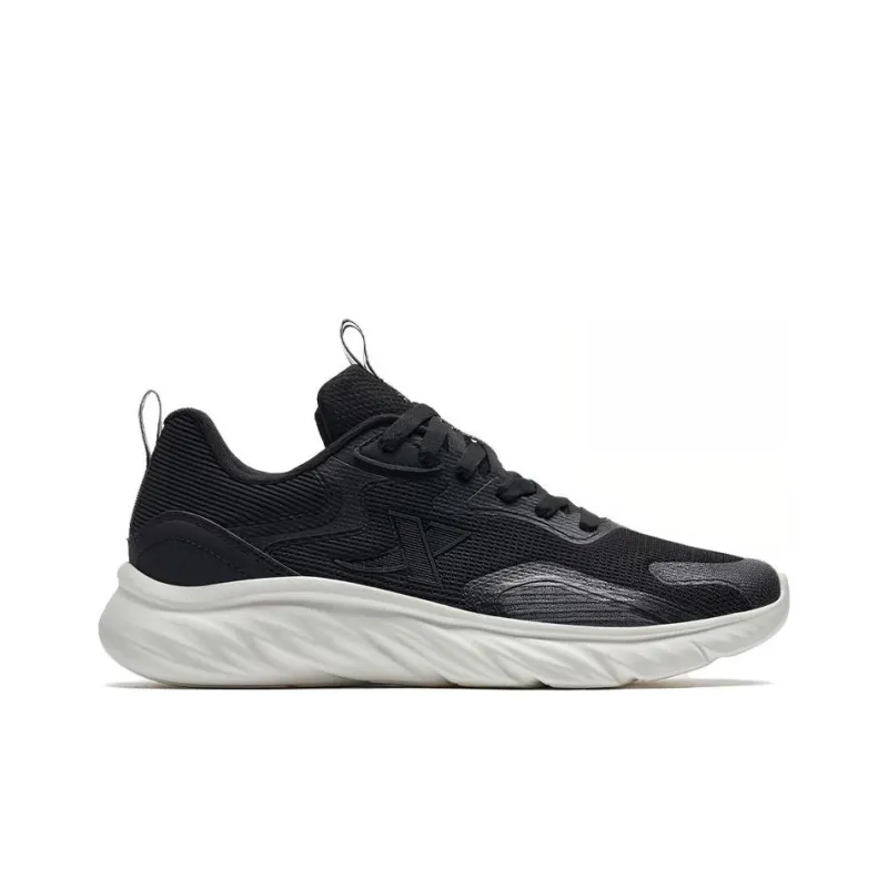 XTEP Cushioning Anti-Slip And Wear-Resistant Low-Top Running Shoes Men's Black Gray-1