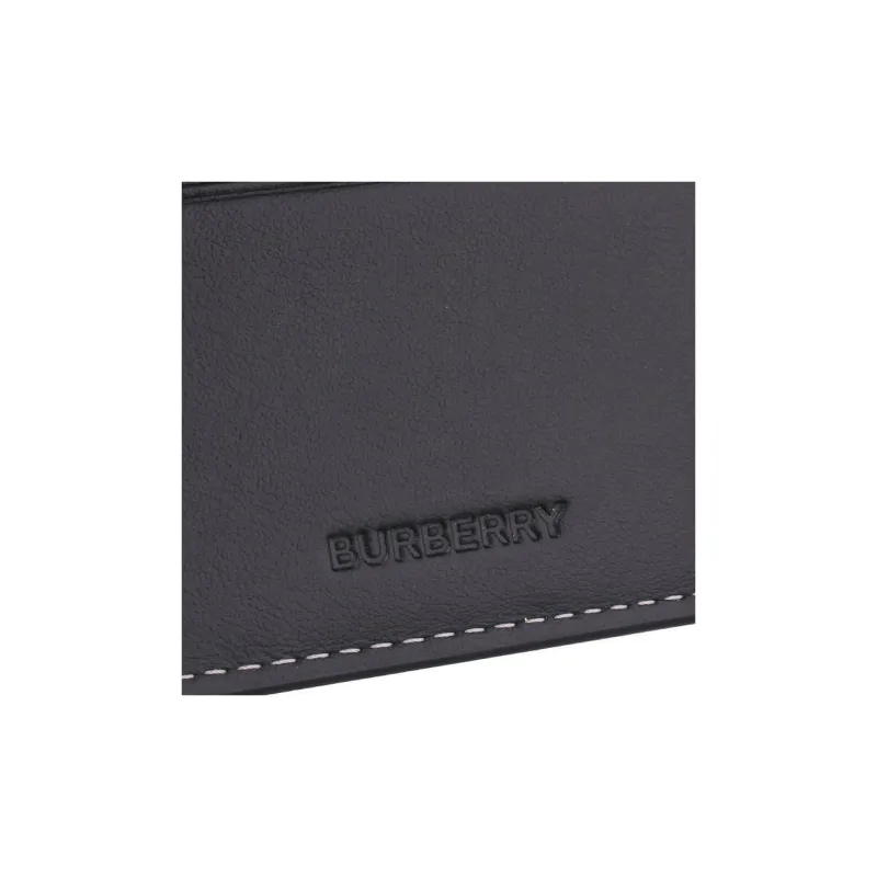 Burberry Artificial Leather Card Holder Wallet Small Size Men's Brown-5