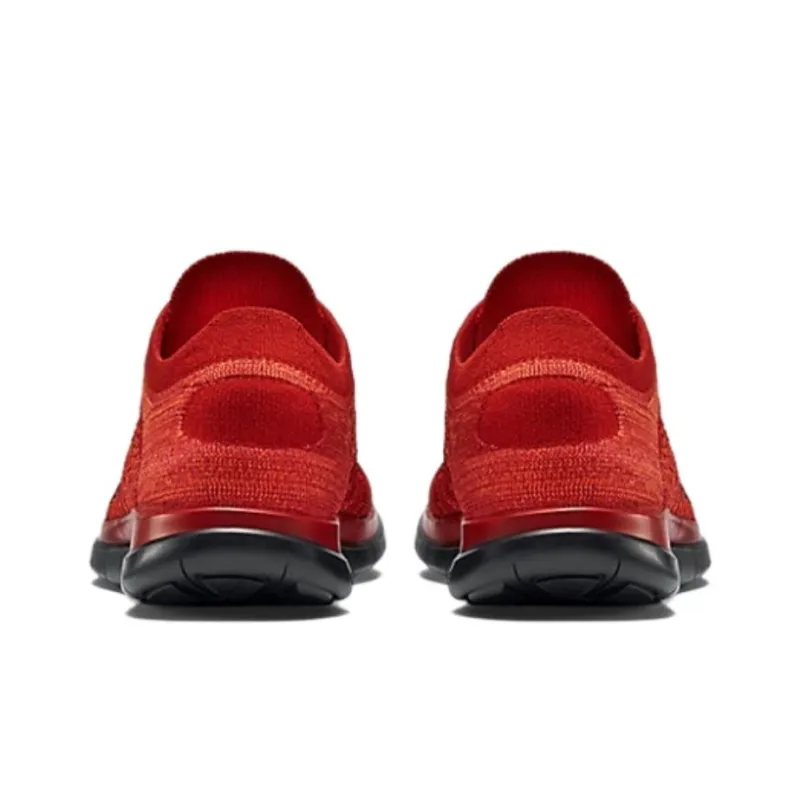 Nike Free RN 4.0 Cushioned Slip Resistant Low Top Running Shoes Unisex Red-4