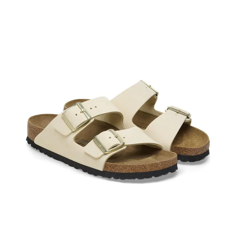 Birkenstock Arizona Nubuk Leather Sandals 'Ecru' Women's-2