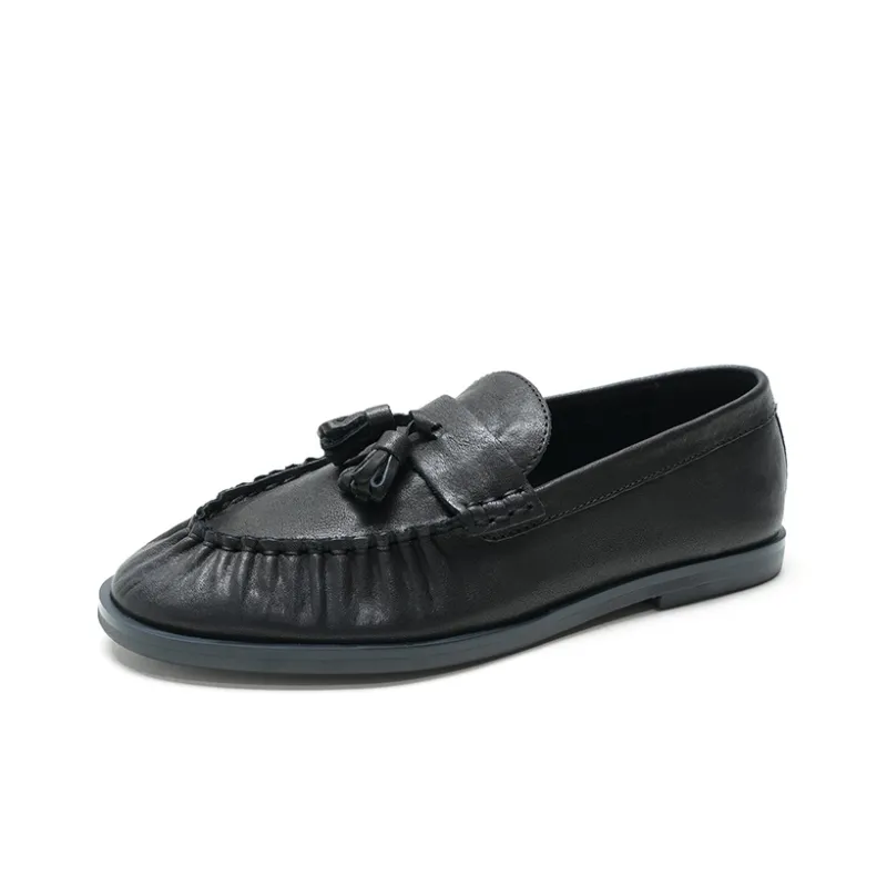 Iraqis Are Pleasing To Themselves Loafers 1.5cm Unisex Black-0