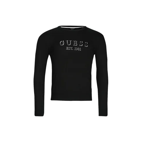 GUESS T-Shirts Men Black