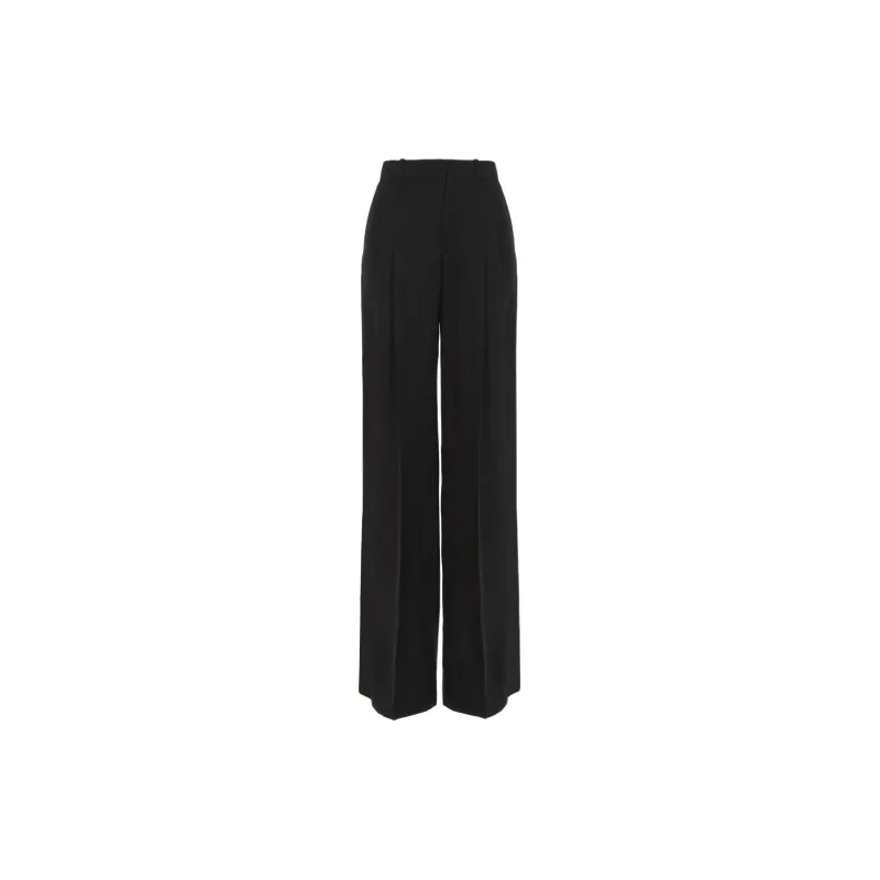 Chloé Pleated Wide-Leg Pants-1