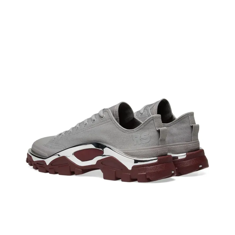Adidas Detroit Runner Raf Simons Grey Maroon-3