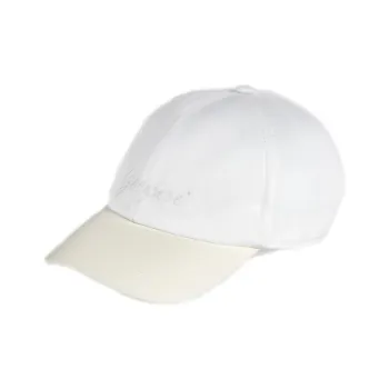 GUCCI Cotton Viscose Polyester Baseball Caps Men's White