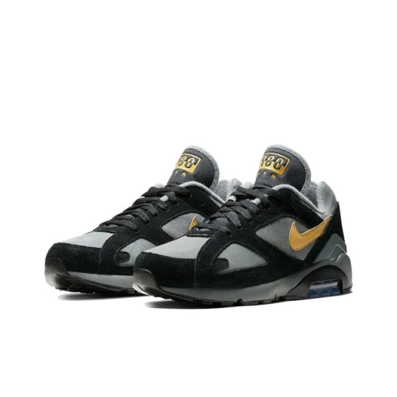 Nike Air Max 180 Cool Grey Black Wheat Gold-2