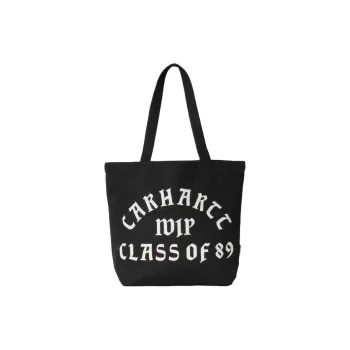 Carhartt WIP Cotton Tote Bag, Shopping Bag, Shoulder Bag Unisex Black