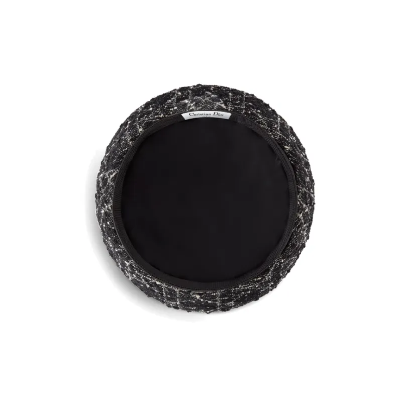 DIOR Cotton, Acrylic, Polyamide Berets Women's Black-2