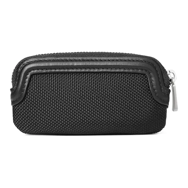 HORSEMEN Nylon Fabric Convenient And Practical Key Pouch Mini Unisex Black-1