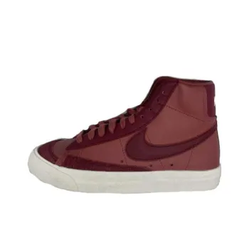 Nike Blazer 77 Anti Slip Wear Resistant Mid Top Skateboard Shoes Women's Red