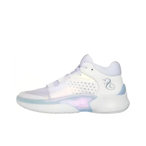 Skechers Basketball Shoes Men Mid-Top White/Purple