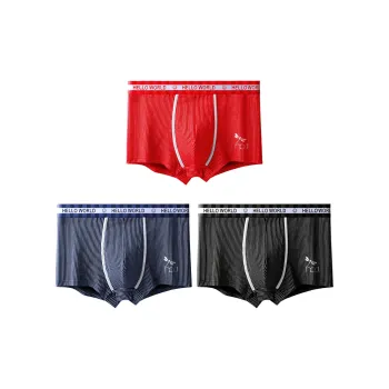 RED DRAGONFLY Cotton Panties Men's 3 Pack Box