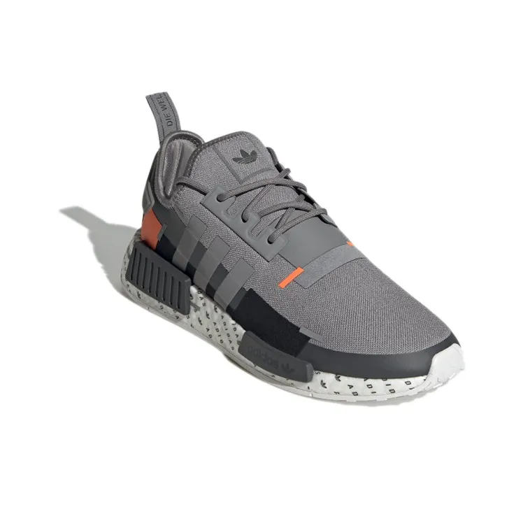 Adidas Nmd R1 Grey Team Solar Orange-2