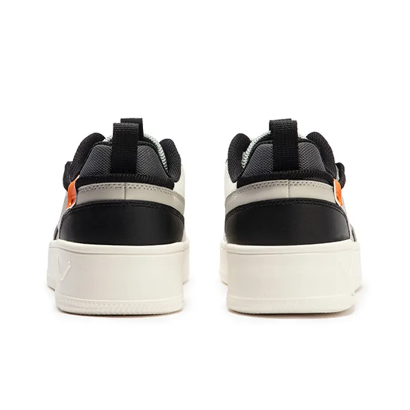 361° Thousand Thoughts Slip Resistant Low Top Skateboard Shoes Men's Beige Gray Black-3
