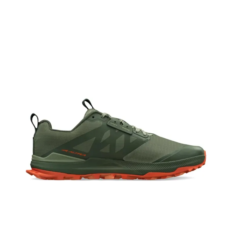 Altra Cushioning Anti Slip And Wear Resistant Low Top Trail Running Running Shoes Men's Green Orange-1