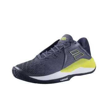 Babolat Slip Resistant Low Top Tennis Shoes Men's Gray