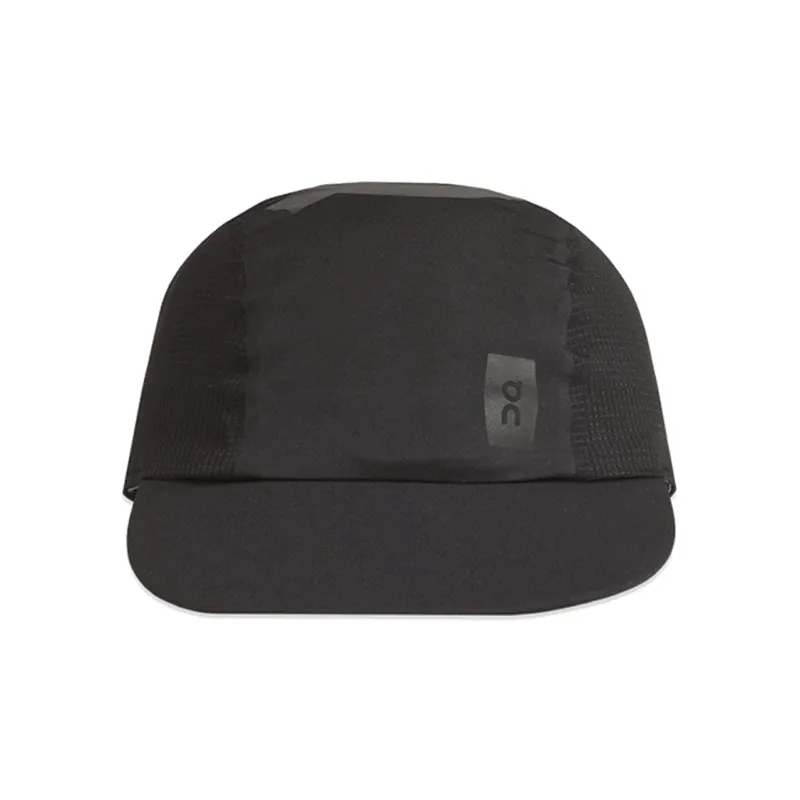On Polyester, Elastane, Recycled Polyester Baseball Caps Unisex Black-1