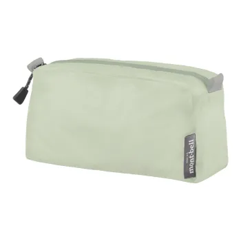 MONTBELL Tear Resistant Nylon Makeup Bag Trumpets Unisex Ice White