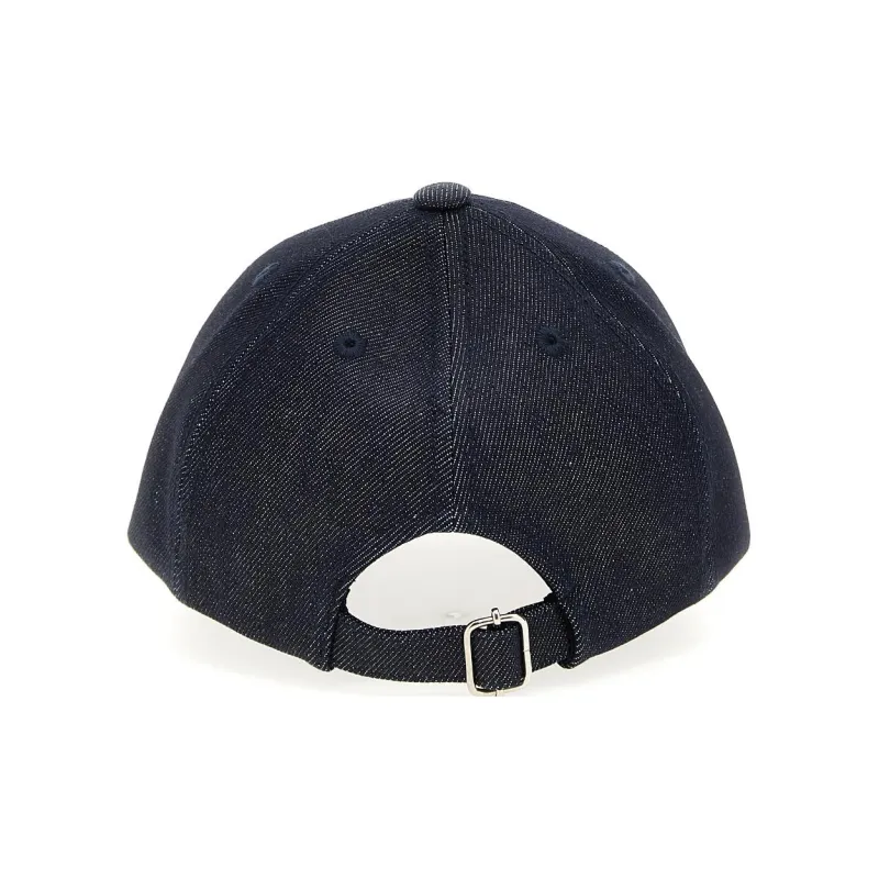 A.P.C . Eden Blondie Denim Baseball Cap-1