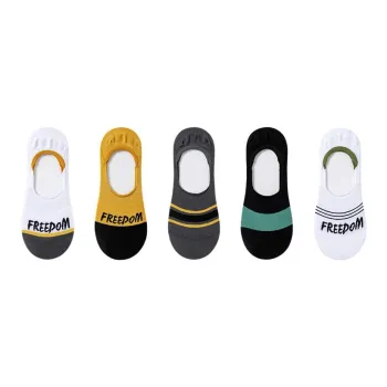 MIIOW No-Show Socks Men's 5 Pack