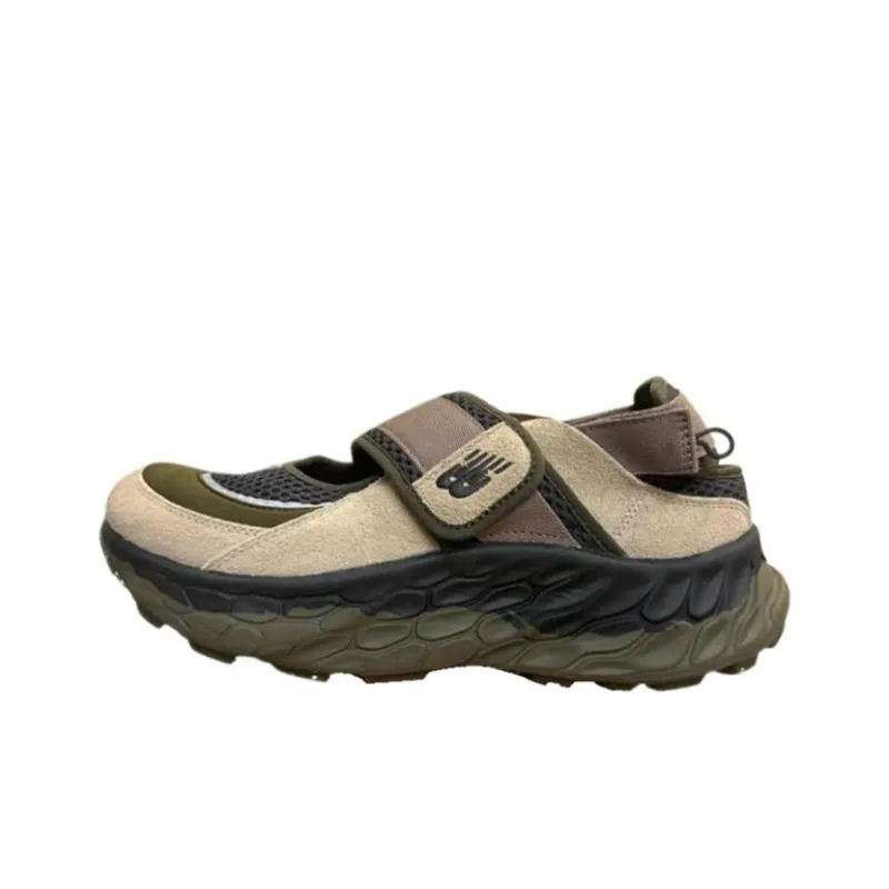 New Balance Non slip Breathable And Wear resistant River Trekking Shoes Men's Green Beige-0