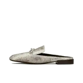 TORY BURCH Jessa Wrap-toe Slippers Women's Beige