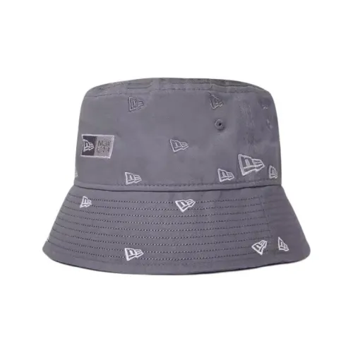 New Era Cotton Bucket Hats Unisex Gray