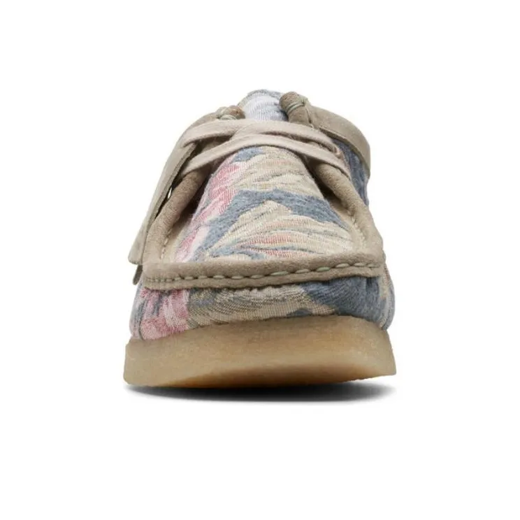 Clarks Originals Wallabee Grey Floral-2