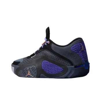 Jordan Tatum 2 'Change' PE Cushioning Wear Resistant Low Top Basketball Shoes Men's Black Purple