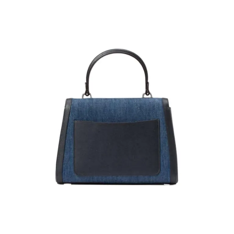 Kate Spade Katy Denim Shoulder Bag Crossbody Bag Handbag Medium Size Women's Winter Night Multicolor-2