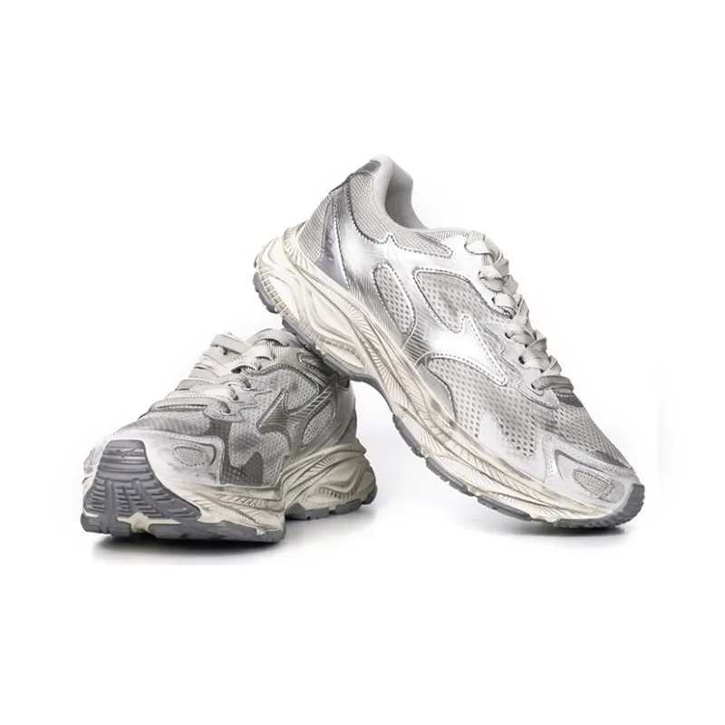 Mizuno Racer S 'White Metallic Silver'-3