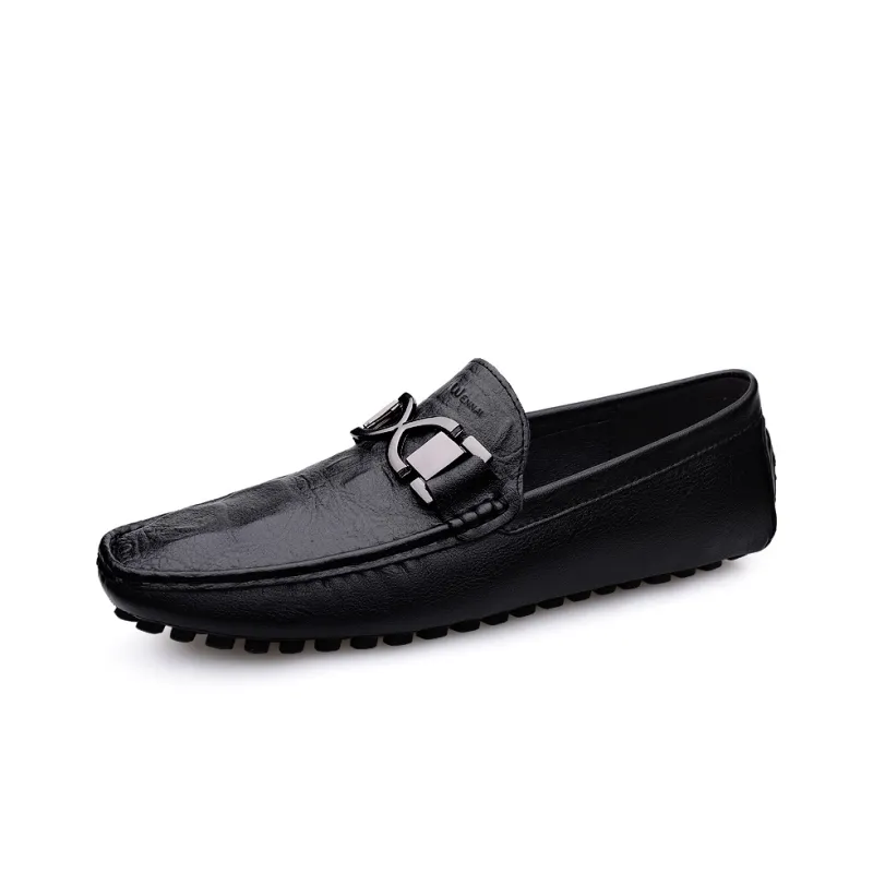 Wen Nai Beanie Shoes Men's Black-1