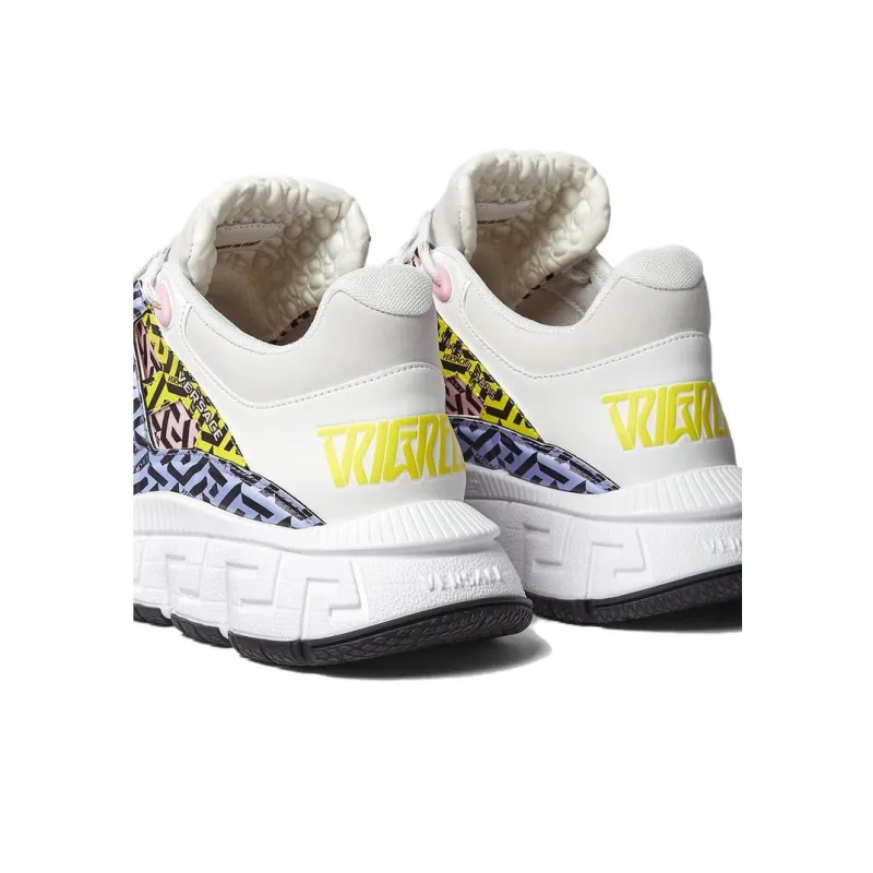 VERSACE Trigreca La Greca Signature White Multicolour-4