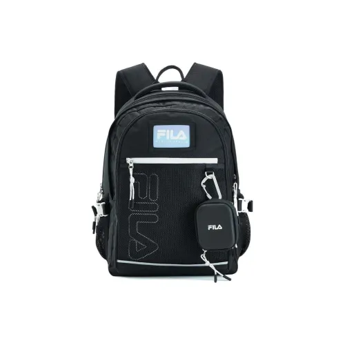 FILA Fabric Backpack Small Size Women's Black