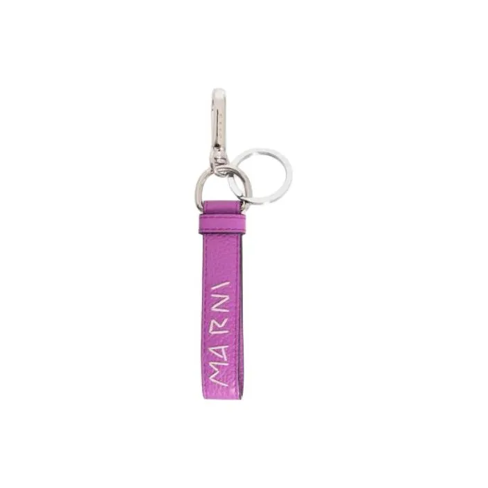 MARNI Logo Embroidery Keyring-1