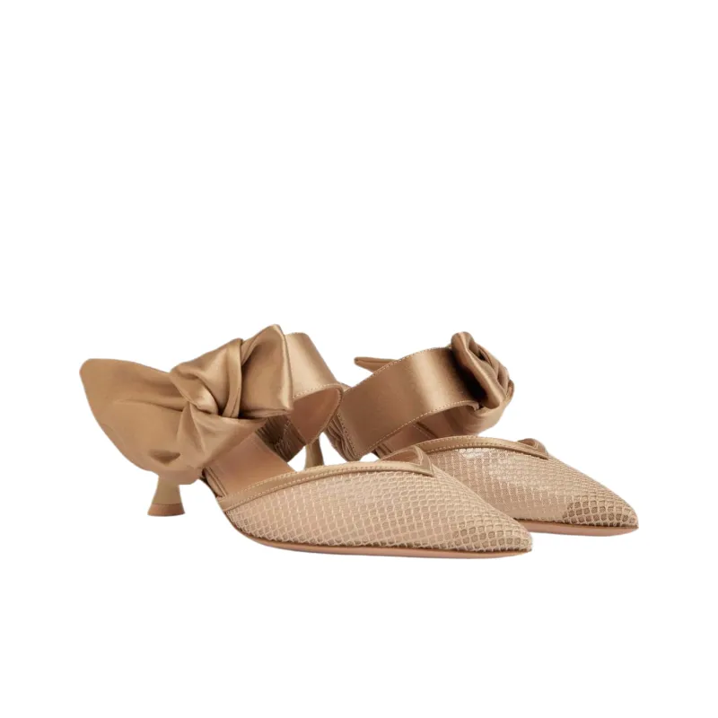 Malone Souliers Marie 45mm Bow Mules-3