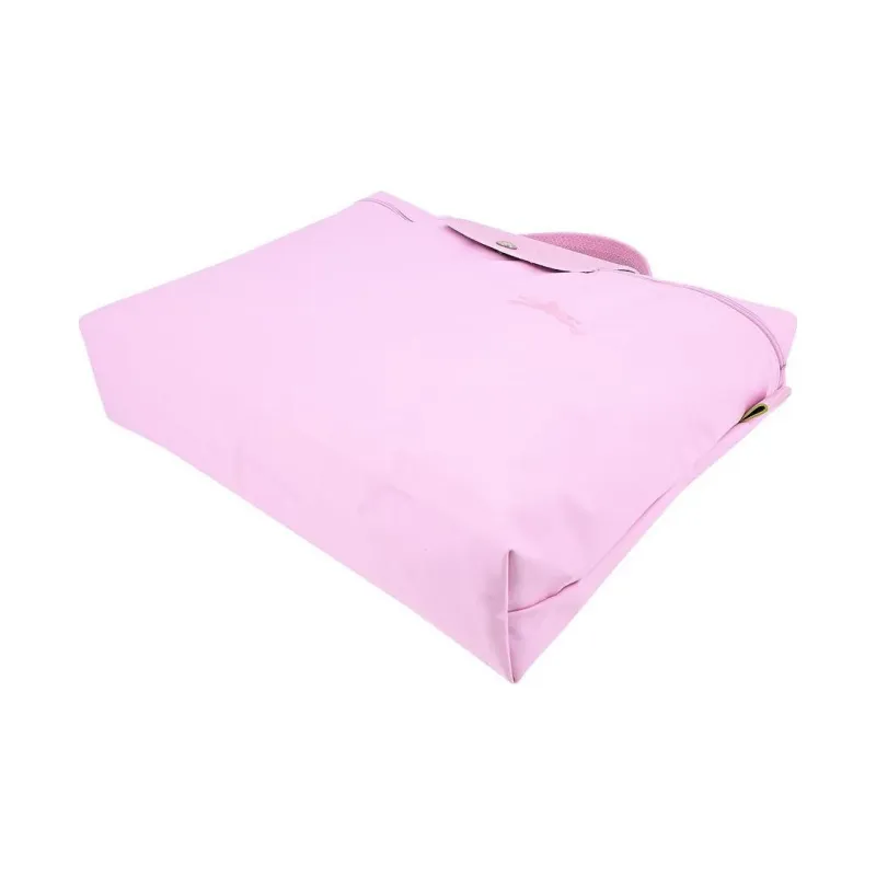 LONGCHAMP Le Pliage Green Cow Leather Trim Document Bag, Handbag, Briefcase Trumpets Women's Pink-3