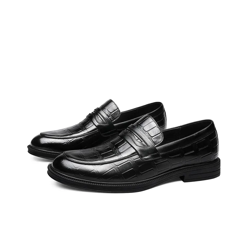 FAPAI Men's Casual Shoes Men Low Top Black-2